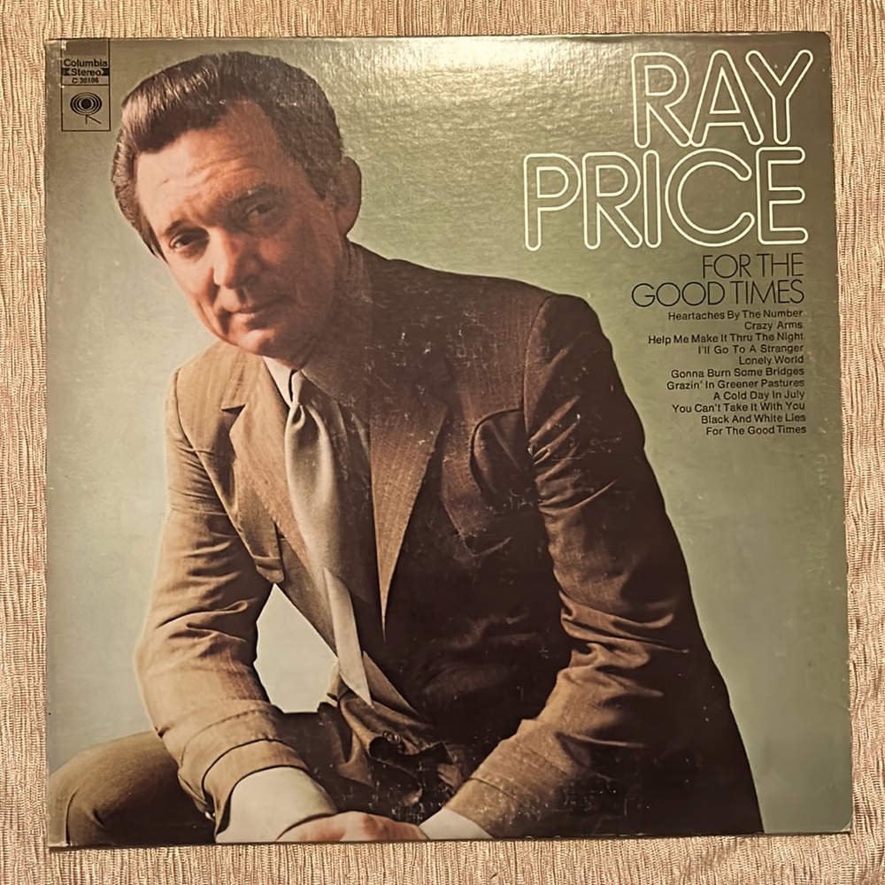 Ray Price For The Good Times Vinyl Record